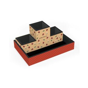 Organizador De Mesa Joaninha Fina Ideia 5245