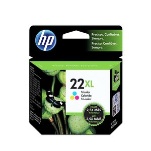 Cartucho HP 22XL Colorido Original (C9352CB) Para HP Officejet J3680, J5508, Deskjet F2224