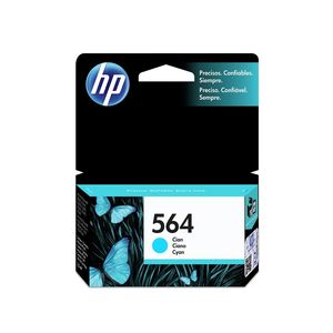 Cartucho HP 564 Ciano Original (CB318WL) Para HP Photosmart C309g, B210a, C5324, Deskjet 3526, Officejet 4622, 4620