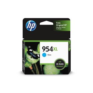 Cartucho HP 954XL Ciano Original (L0S62AB) Para HP Deskjet 7720, 7740, 8210, 8710, 8720