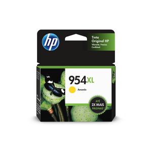 Cartucho HP 954XL Amarelo Original (L0S68AB) Para HP Deskjet 7720, 7740, 8210, 8710, 8720