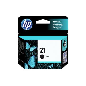 Cartucho HP 21 Preto Original (C9351AB) Para HP Officejet J3680, J5508, Deskjet F2224