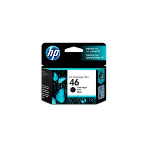 Cartucho HP 46 Preto Original (CZ637AL) Para HP DeskJet 2529, 4729, 5738