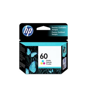 Cartucho HP 60 Colorido Original (CC643WB) Para HP Deskjet F4224, F4480, F4580, D1660, Photosmart D110a, C4780, ENVY D410a