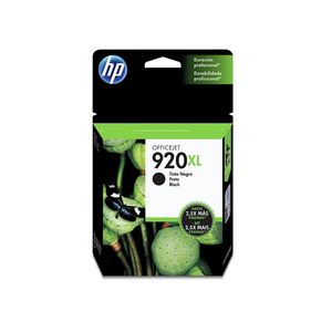 Cartucho HP 920XL Preto Original (CD975AL) Para HP Officejet 7500A, 6000dwn, 6500A