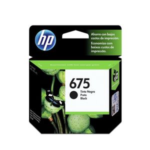 Cartucho HP 675 Preto Original (CN690AL) Para HP Officejet 4400, 4000,4575