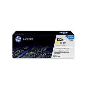 Toner HP 122A Amarelo Laserjet Original (Q3962A) Para HP Laserjet 2550L, 2550LN, 2550N, 2820, 2830, 2840, 2840