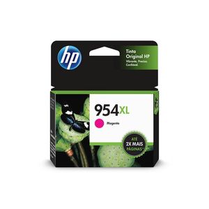 Cartucho HP 954XL Magenta Original (L0S65AB) Para HP Deskjet 7720, 7740, 8210, 8710, 8720