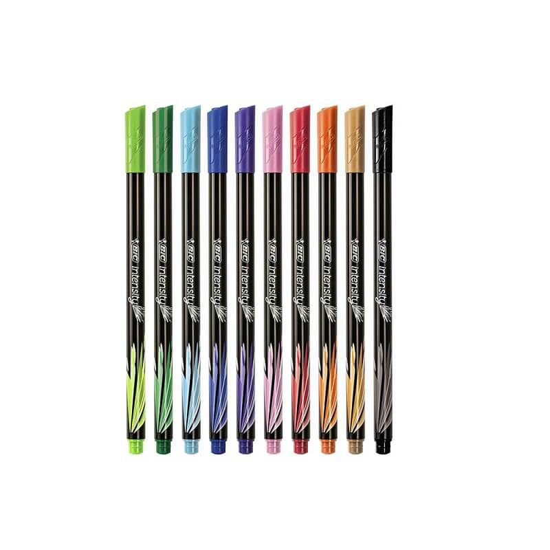 Caneta-Hidrografica-Intensity-0.4mm-10-Cores-BIC