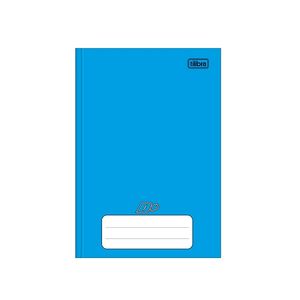 Caderno Brochura Capa Dura 1/4 D+ 48 Folhas Azul Tilibra