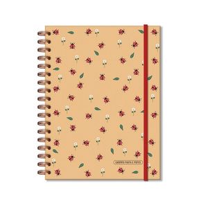 Caderno Pauta E Ponto Joaninha 17,3x23,5cm Fina Ideia