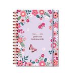 Caderno Colegial Borboletas 80f 175x235mm Fina Ideia