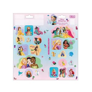 Adesivo Decorado Duplo Princesas Tilibra