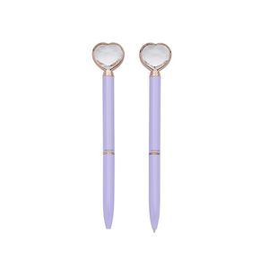 Caneta Coração De Diamante Lilás Molin 01un