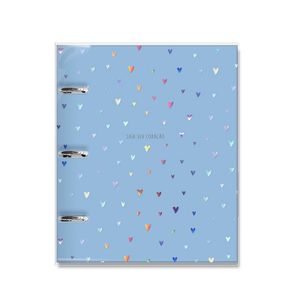 Caderno Argolado Corações 120F 12 Divisórias Fina Ideia 4763
