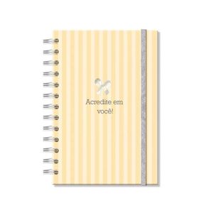 Caderno Médio Acredite 96f 118x175mm Fina Ideia 4220