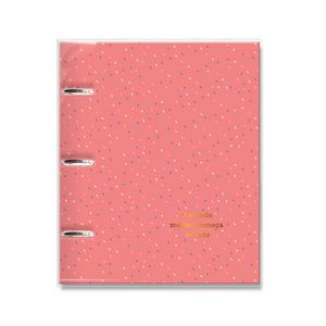 Caderno Argolado Planner Riscadinho 103F 12 Divisórias Fina Ideia