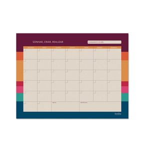Bloco Mensal Reciclar 270x355mm Fina Ideia
