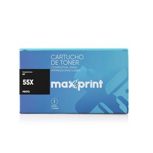 Toner Compatível Com HP 55X Preto Maxprint