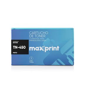 Toner Compatível Com Brother TN-450 Preto Maxprint