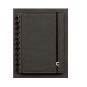 Caderno Inteligente Preto Médio