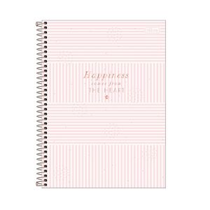 Caderno Espiral Capa Dura Universitário 10 Matérias Soho 160F Tilibra