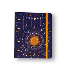 Caderno Criativo Argolado Office Duo Astral Pautado & Pontado A5 Carta Solar Cicero