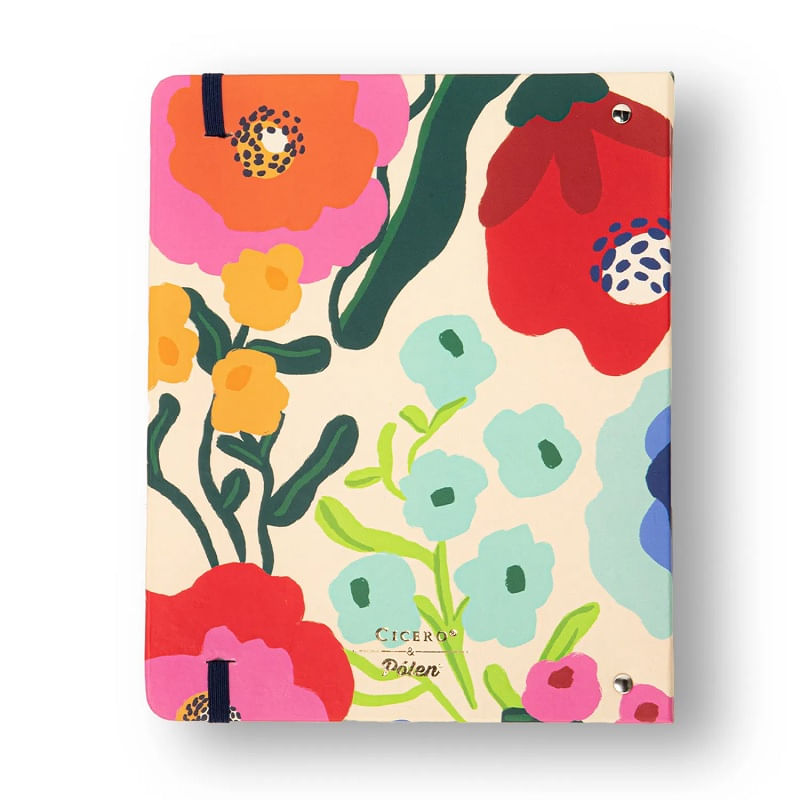 caderno-criativo-argolado-office-duo-polen-pautado-pontado-a5-flores-off-white-cicero