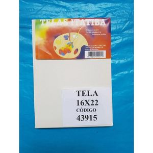 Tela P/ Pintura Lisa 16x22 Branco Itatiba UN0001