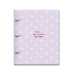 Caderno-Argolado-Margaridas-Lilas-80F-Fina-Ideia