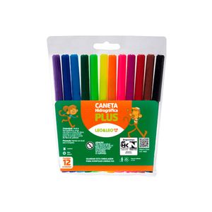 Canetinha Hidrográfica 12 Cores Leo&Leo