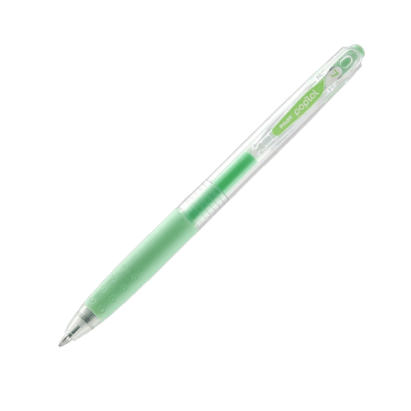 Caneta-Gel-Retratil-07mm-Pop-Lol-Verde-Pastel-Pilot