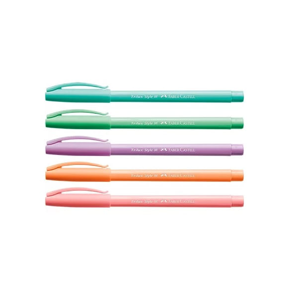 Caneta-Esferografica-Trilux-Style-Colors-Pastel-1.0mm-Faber-Castell
