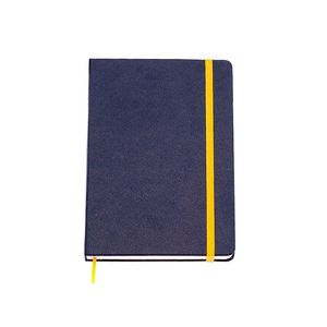 Caderneta Clássica Pautado 14x21cm Azul Marinho Cicero
