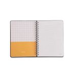 Caderno-Espiral-Polen-Pautado-17x24cm-Flores-Marinho-Cicero