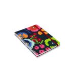 Caderno-Espiral-Polen-Pautado-17x24cm-Flores-Marinho-Cicero