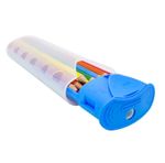 Kit-Estojo-Azul---Lapis-De-Cor---Apontador-Cis-Criatic-