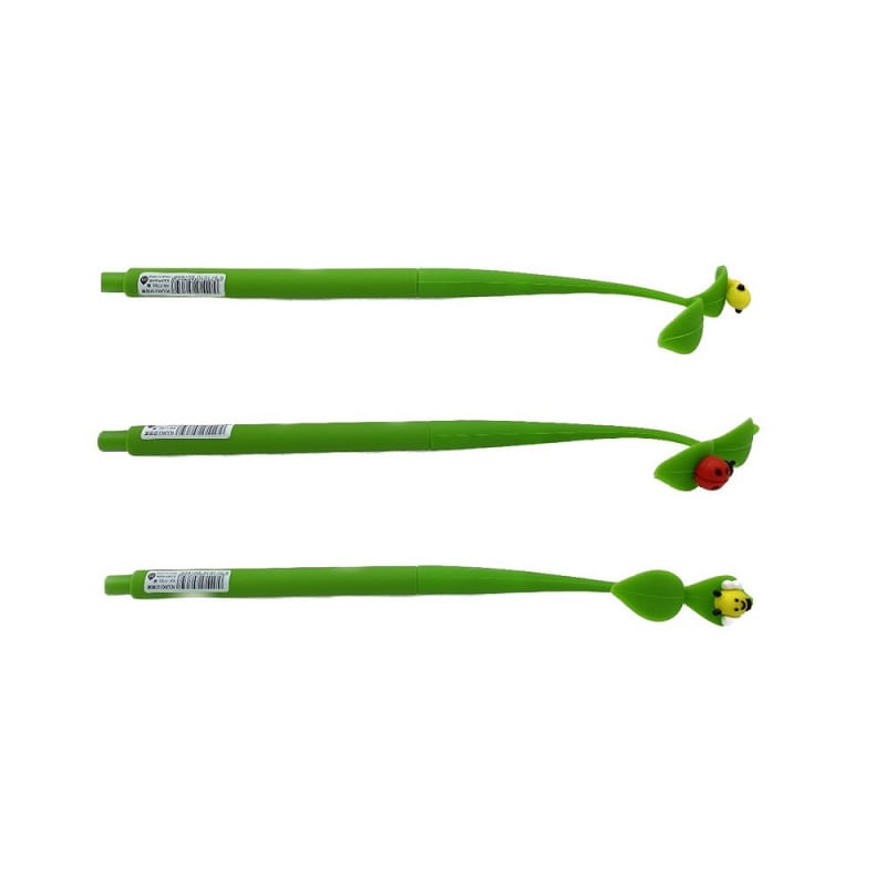 Caneta-Gel-0.5mm-Inseto-Folha-Gu-Won-01un