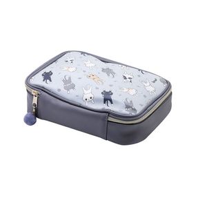 Necessaire Box Estampado Zíper Pet Cat BRW