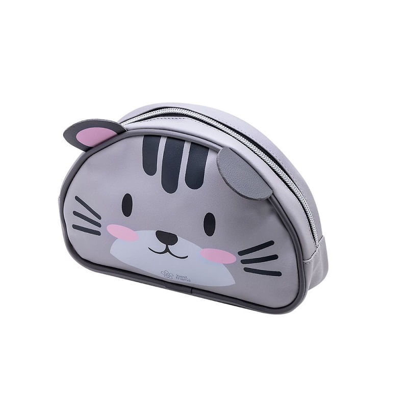Estojo-Estampado-Ziper-Best-Friend-Cat-BRW