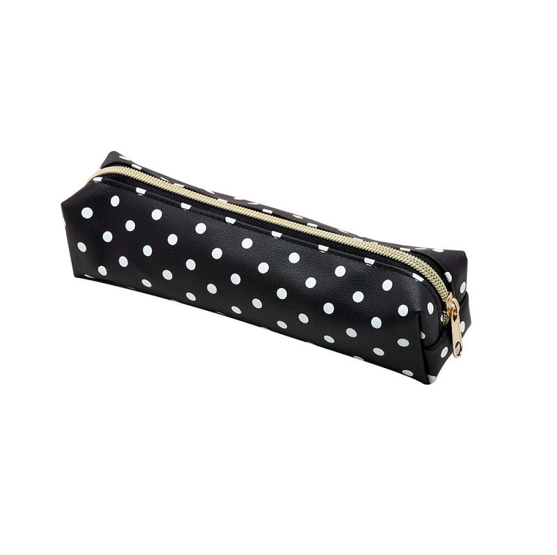 Estojo-Estampado-Ziper-Poa-Preto-Branco-BRW