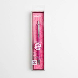 Caneta Premium Pink Vibes 1.0mm Azul Leoarte