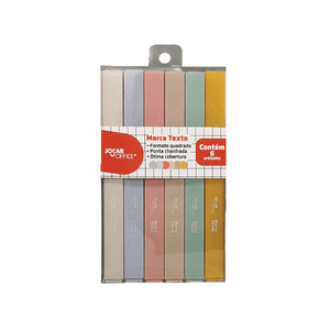 Marca Texto 6 Cores Jocar Office