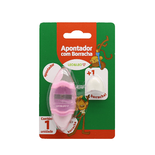 Apontador-Com-Deposito-E-Borracha-Rosa-Leo-Leo-