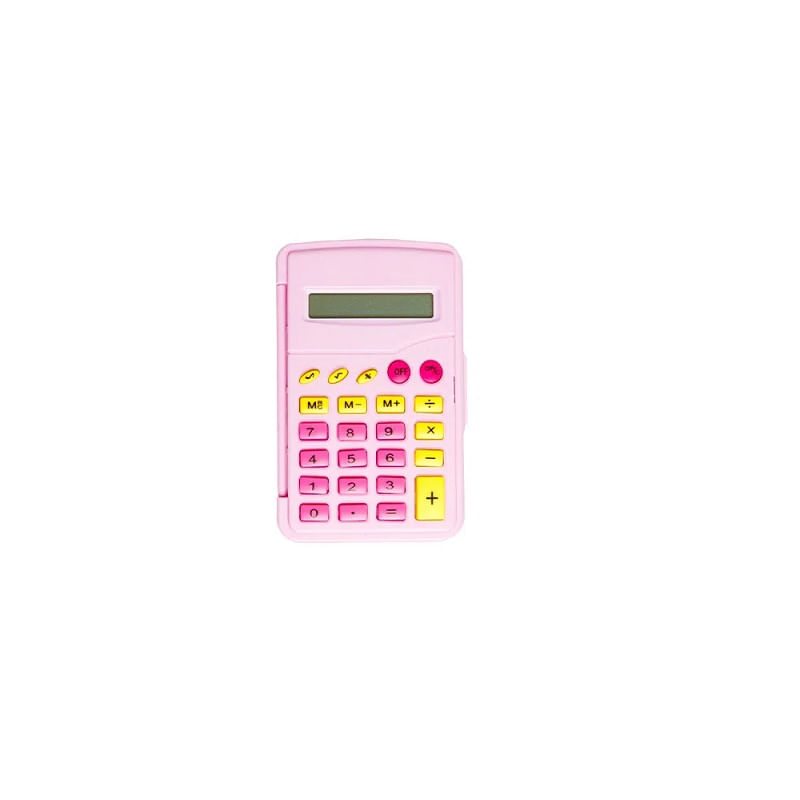 Calculadora-8-Digitos-Flip-Estampa-Flor-Letron