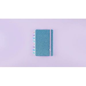 Caderno Let's Glitter Ocean Blue A5 Caderno Inteligente CIA52131