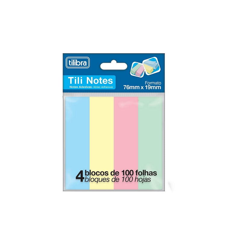 Bloco-Adesivo-Tili-Notes-76x19mm-400-Folhas-4-Cores-Tilibra-
