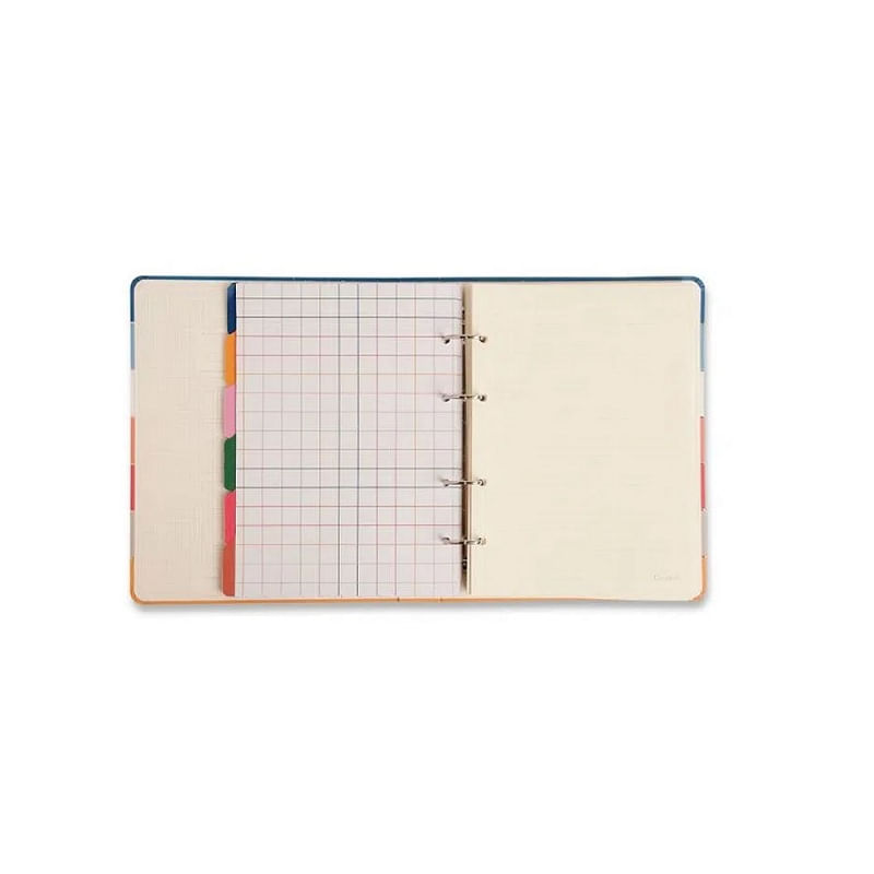 Caderno-Criativo-Argolado-Organizador-Ladrilhos-Pautado-17x24cm-Coracao-em-Molduras-Cicero