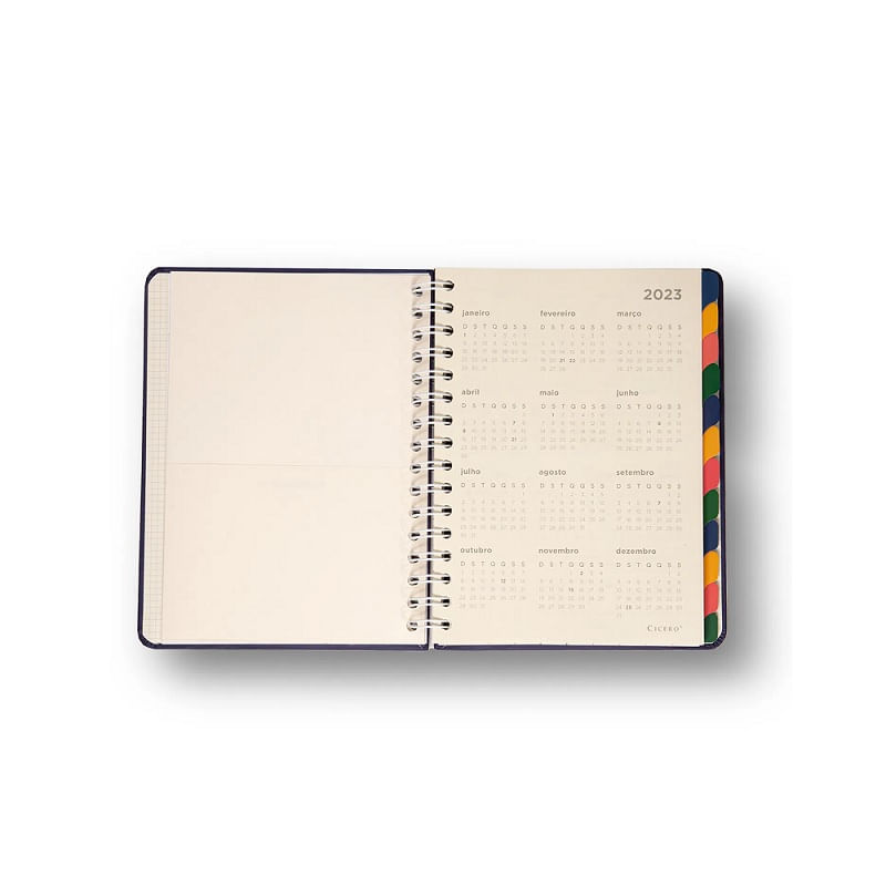 Planner-Permanente-Wire-o-Ladrilhos-Semanal-Notas-A5-Amor-Florido-Cicero-