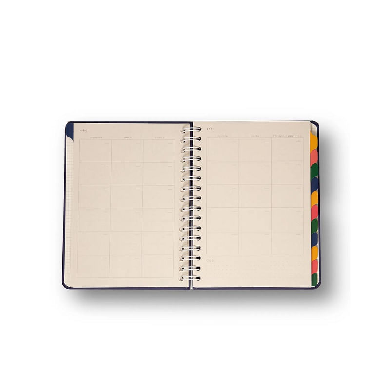 Planner-Permanente-Wire-o-Ladrilhos-Semanal-Notas-A5-Amor-Florido-Cicero-